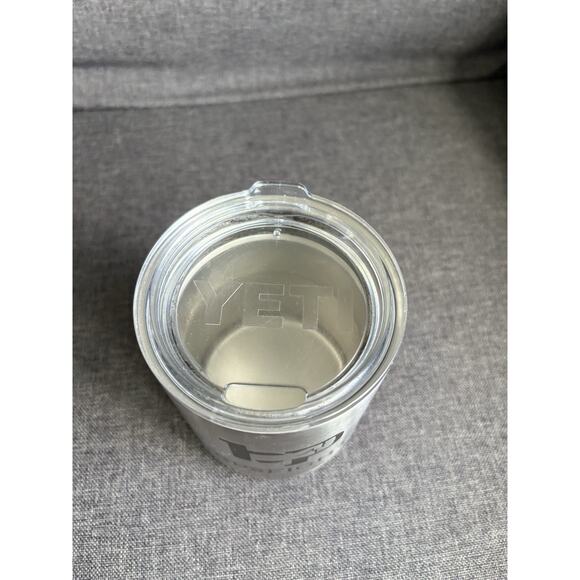 YETI Rambler 10oz Lowball Tumbler Mug Insulated Stainless Steel With Lid & Logo - Picture 5 of 8